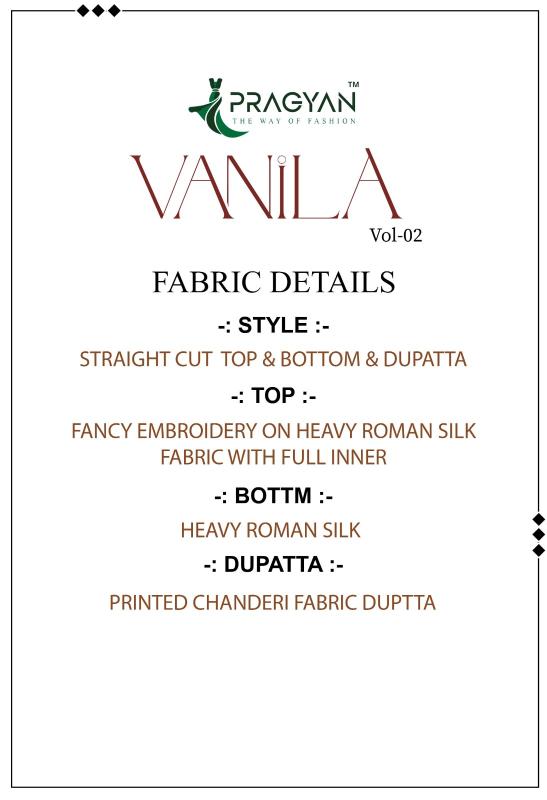 Pragyan vanila 2 wholesale material for kurtis